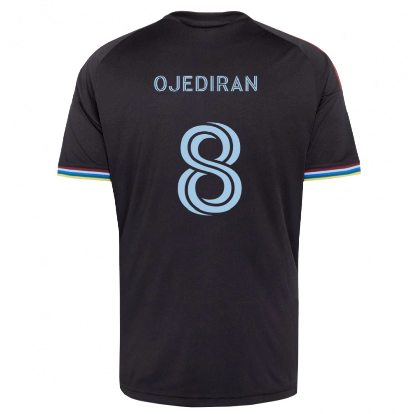 Danxen Damen Hamzat Ojediran #8 Schwarz Himmelblau Heimtrikot Trikot 2026/27 T-Shirt Schweiz