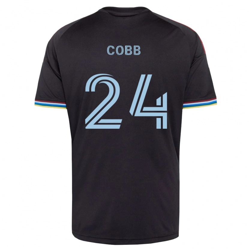 Danxen Damen Noah Cobb #24 Schwarz Himmelblau Heimtrikot Trikot 2026/27 T-Shirt Schweiz