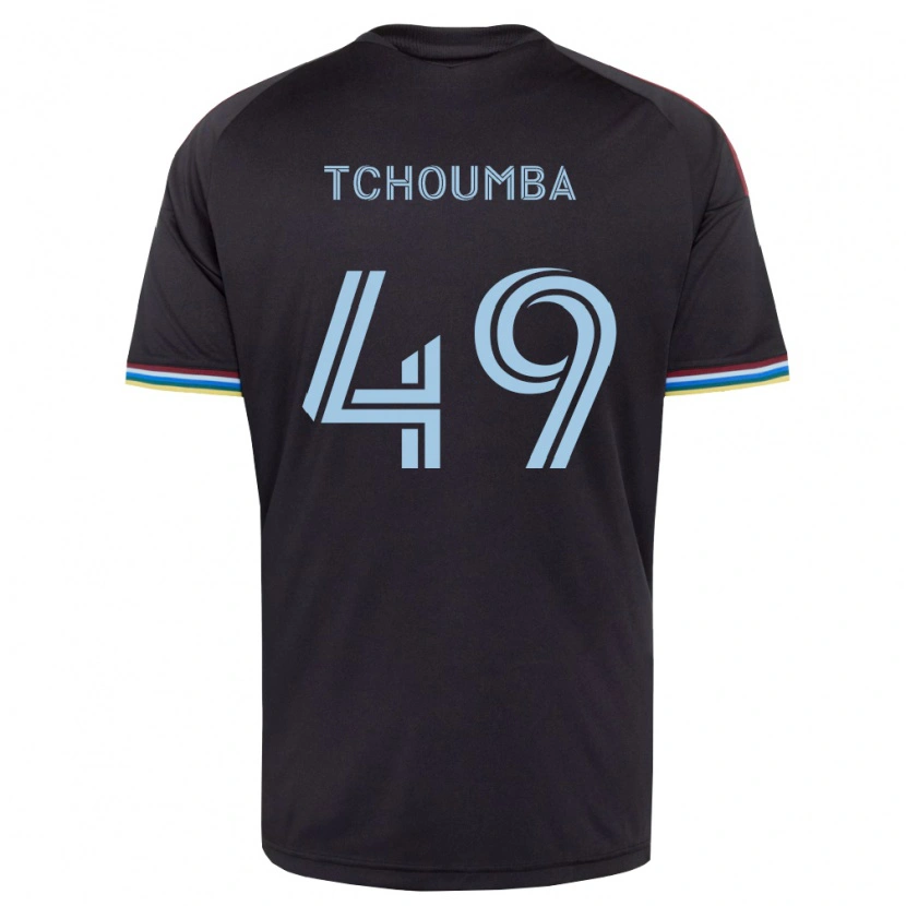 Danxen Damen Nathan Tchoumba #49 Schwarz Himmelblau Heimtrikot Trikot 2026/27 T-Shirt Schweiz