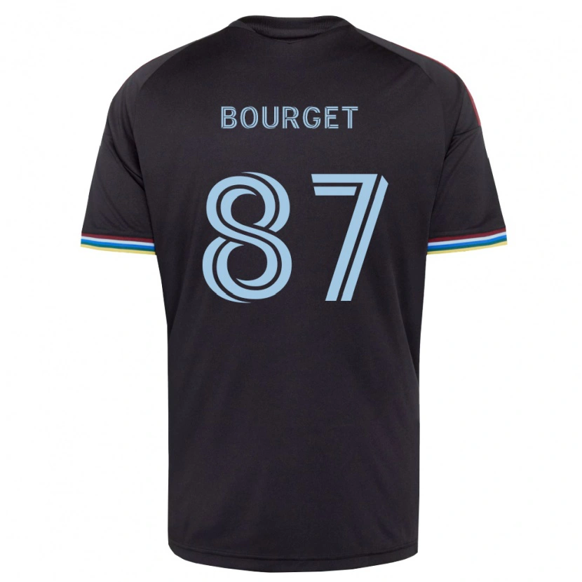 Danxen Damen Sebastian Bourget #87 Schwarz Himmelblau Heimtrikot Trikot 2026/27 T-Shirt Schweiz