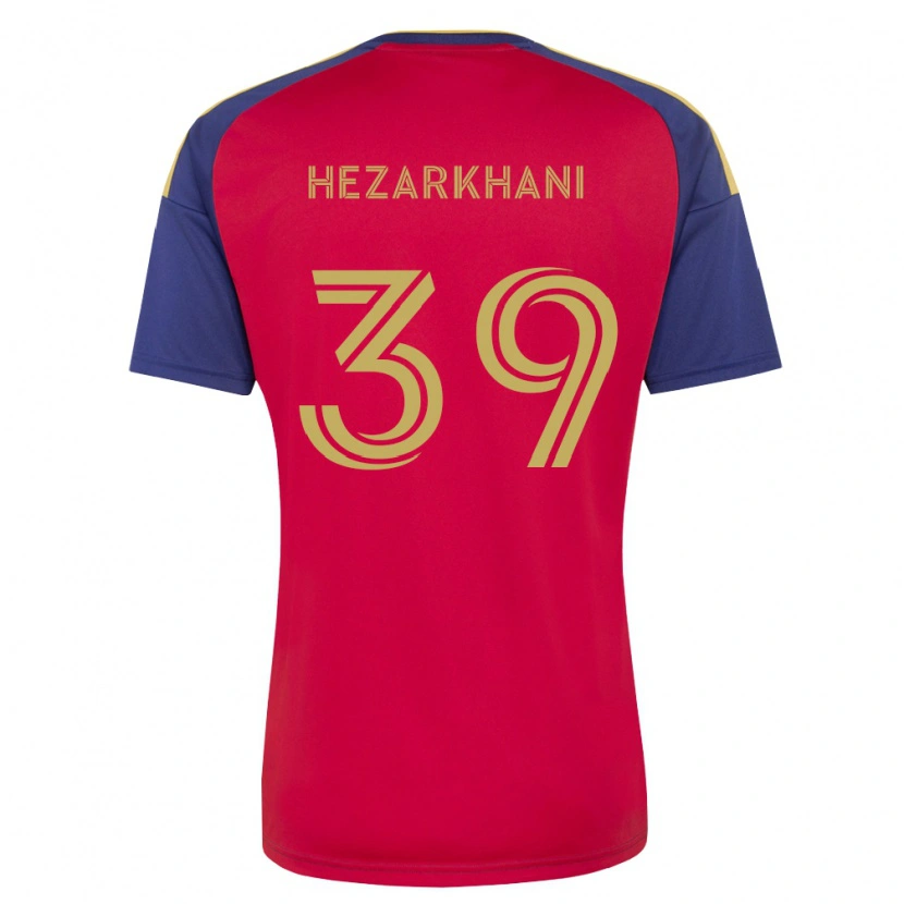 Danxen Damen Aiden Hezarkhani #39 Königsblau Braun Rot Heimtrikot Trikot 2026/27 T-Shirt Schweiz