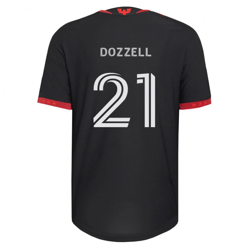 Danxen Damen Andre Dozzell #21 Schwarz Weiß Rot Heimtrikot Trikot 2026/27 T-Shirt Schweiz