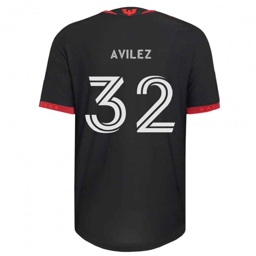 Danxen Damen Oscar Avilez #32 Schwarz Weiß Rot Heimtrikot Trikot 2026/27 T-Shirt Schweiz