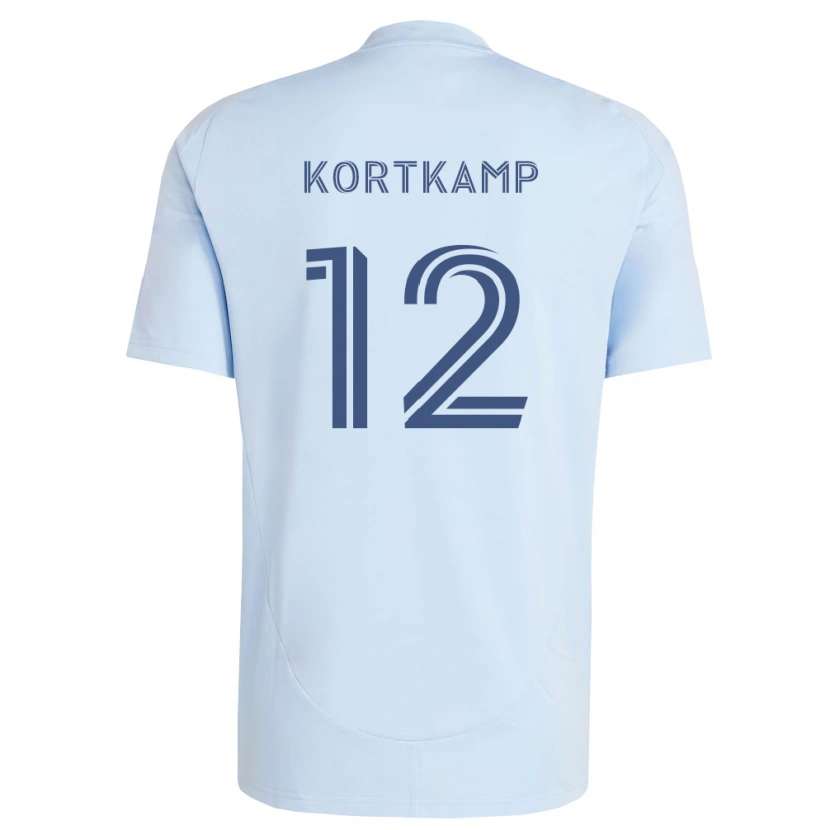 Danxen Damen Jack Kortkamp #12 Hellblau Hellgrau Heimtrikot Trikot 2026/27 T-Shirt Schweiz