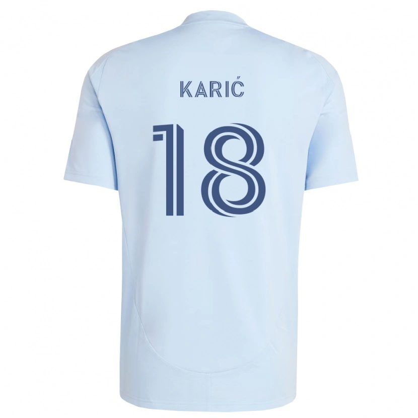 Danxen Damen Emir Karić #18 Hellblau Hellgrau Heimtrikot Trikot 2026/27 T-Shirt Schweiz