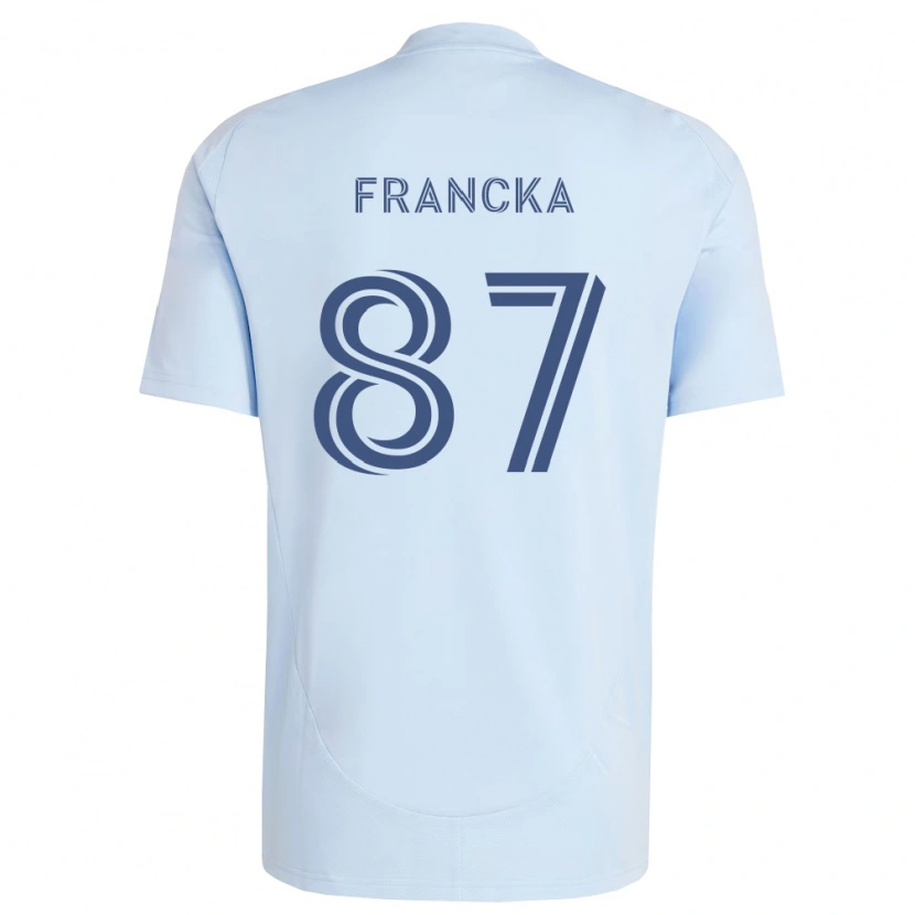 Danxen Damen Jack Francka #87 Hellblau Hellgrau Heimtrikot Trikot 2026/27 T-Shirt Schweiz