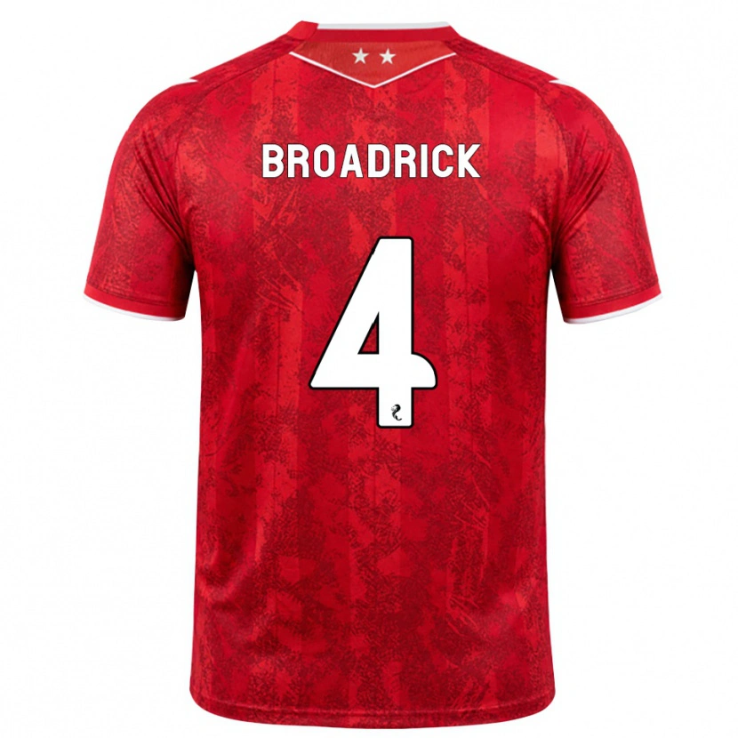Danxen Damen Jessica Broadrick #4 Rot Weiß Heimtrikot Trikot 2026/27 T-Shirt Schweiz