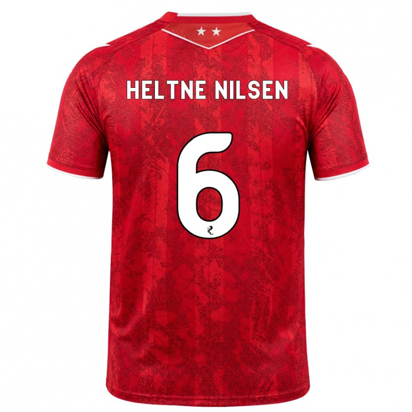 Danxen Damen Sivert Heltne Nilsen #6 Rot Weiß Heimtrikot Trikot 2026/27 T-Shirt Schweiz