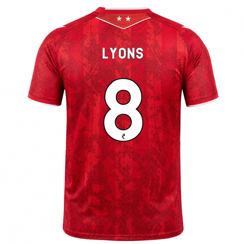 Danxen Damen Brad Lyons #8 Rot Weiß Heimtrikot Trikot 2026/27 T-Shirt Schweiz