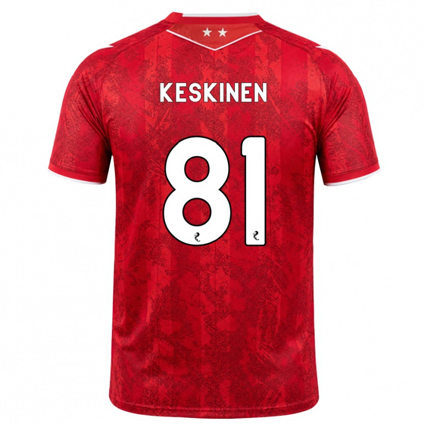 Danxen Damen Topi Keskinen #81 Rot Weiß Heimtrikot Trikot 2026/27 T-Shirt Schweiz