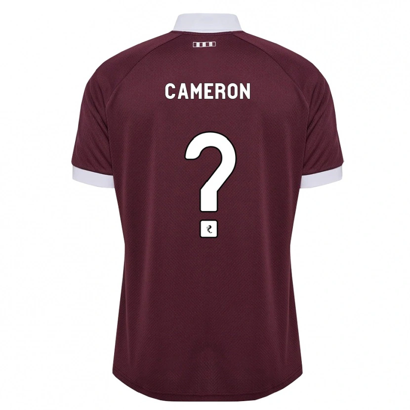 Danxen Damen Ruaridh Cameron #0 Burgunder Weiß Heimtrikot Trikot 2026/27 T-Shirt Schweiz