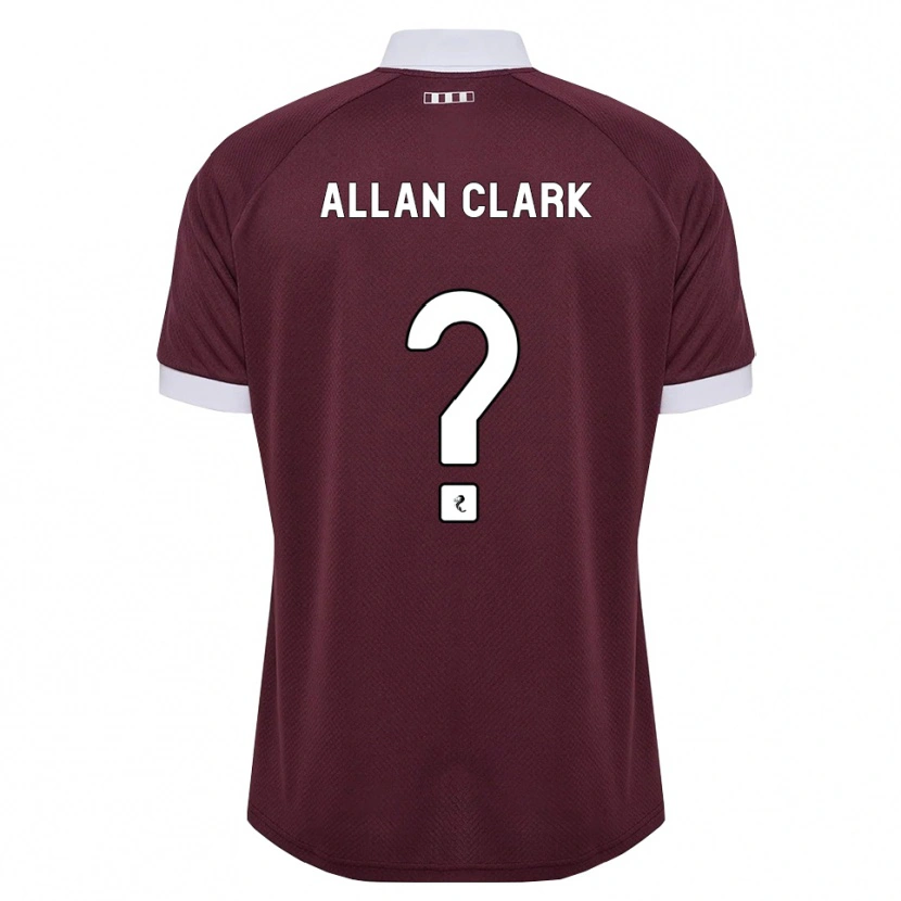Danxen Damen Allan Clark #0 Burgunder Weiß Heimtrikot Trikot 2026/27 T-Shirt Schweiz