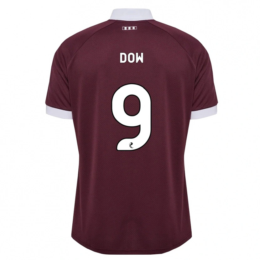 Danxen Damen Connor Dow #9 Burgunder Weiß Heimtrikot Trikot 2026/27 T-Shirt Schweiz