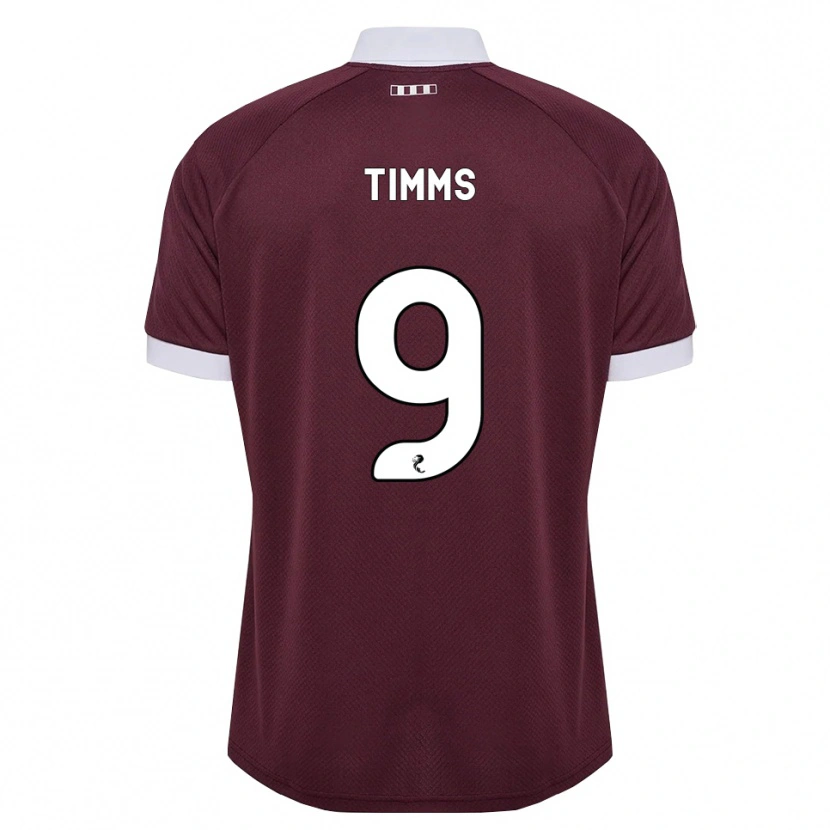Danxen Damen Georgia Timms #9 Burgunder Weiß Heimtrikot Trikot 2026/27 T-Shirt Schweiz