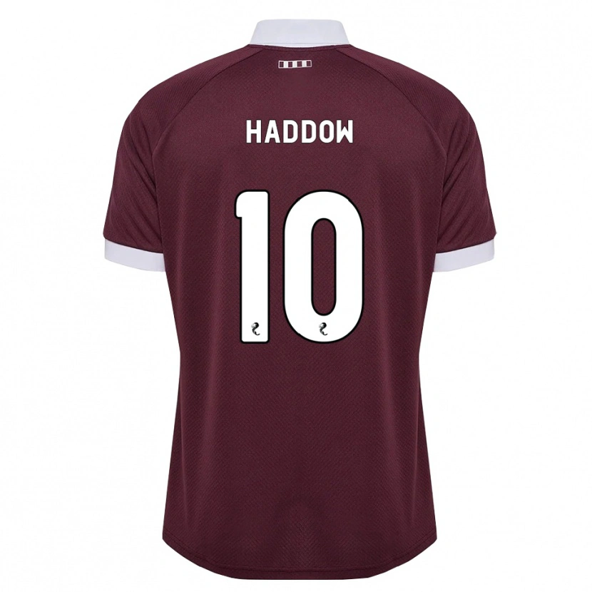 Danxen Damen Aiden Haddow #10 Burgunder Weiß Heimtrikot Trikot 2026/27 T-Shirt Schweiz
