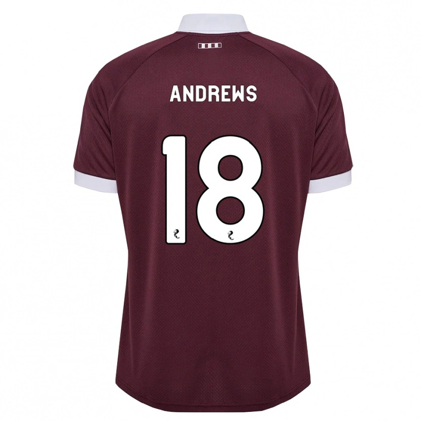 Danxen Damen Joely Andrews #18 Burgunder Weiß Heimtrikot Trikot 2026/27 T-Shirt Schweiz