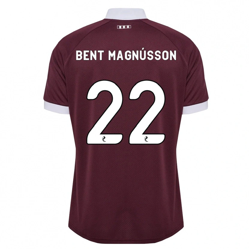 Danxen Damen Tómas Bent Magnússon #22 Burgunder Weiß Heimtrikot Trikot 2026/27 T-Shirt Schweiz