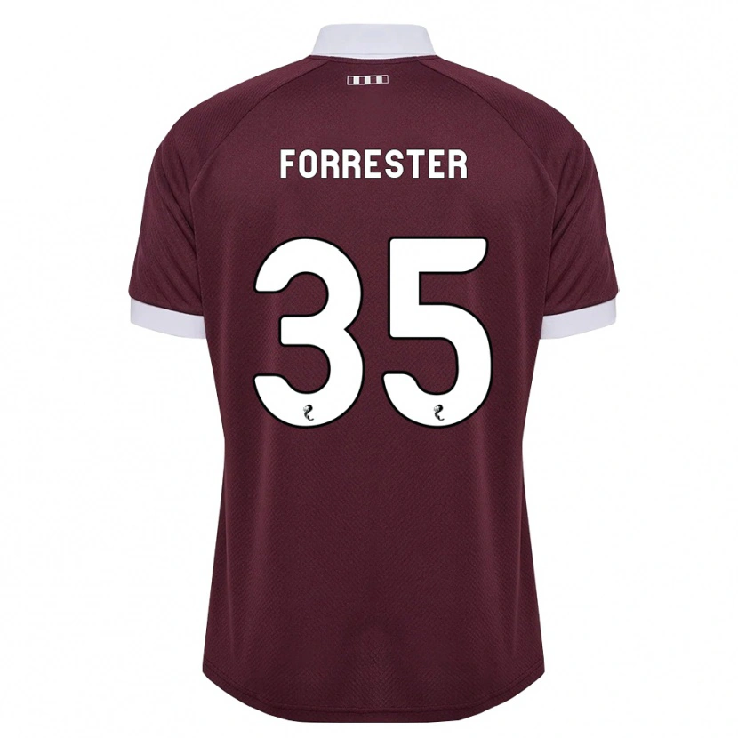 Danxen Damen Adam Forrester #35 Burgunder Weiß Heimtrikot Trikot 2026/27 T-Shirt Schweiz
