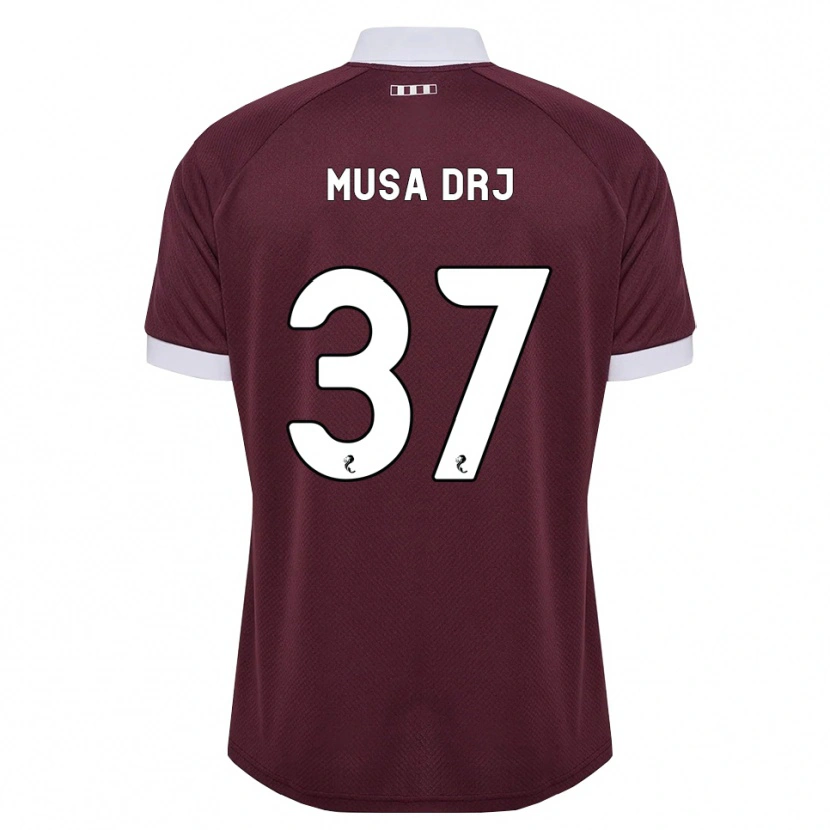 Danxen Damen Musa Drammeh #37 Burgunder Weiß Heimtrikot Trikot 2026/27 T-Shirt Schweiz