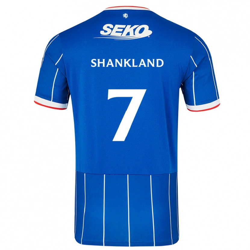 Danxen Damen Lawrence Shankland #7 Rot Blau Weiß Heimtrikot Trikot 2026/27 T-Shirt Schweiz