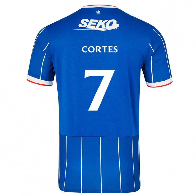Danxen Damen Óscar Cortés #7 Rot Blau Weiß Heimtrikot Trikot 2026/27 T-Shirt Schweiz