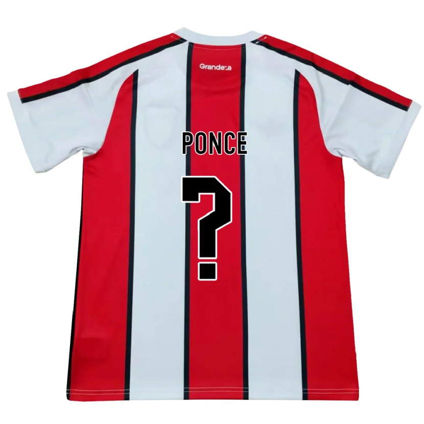 Danxen Damen Tomas Castro Ponce #0 Weiß Rot Schwarz Auswärtstrikot Trikot 2026/27 T-Shirt Schweiz