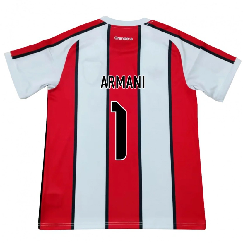 Danxen Damen Franco Armani #1 Weiß Rot Schwarz Auswärtstrikot Trikot 2026/27 T-Shirt Schweiz