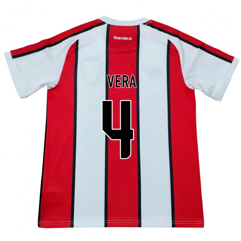 Danxen Damen Lautaro Vera #4 Weiß Rot Schwarz Auswärtstrikot Trikot 2026/27 T-Shirt Schweiz
