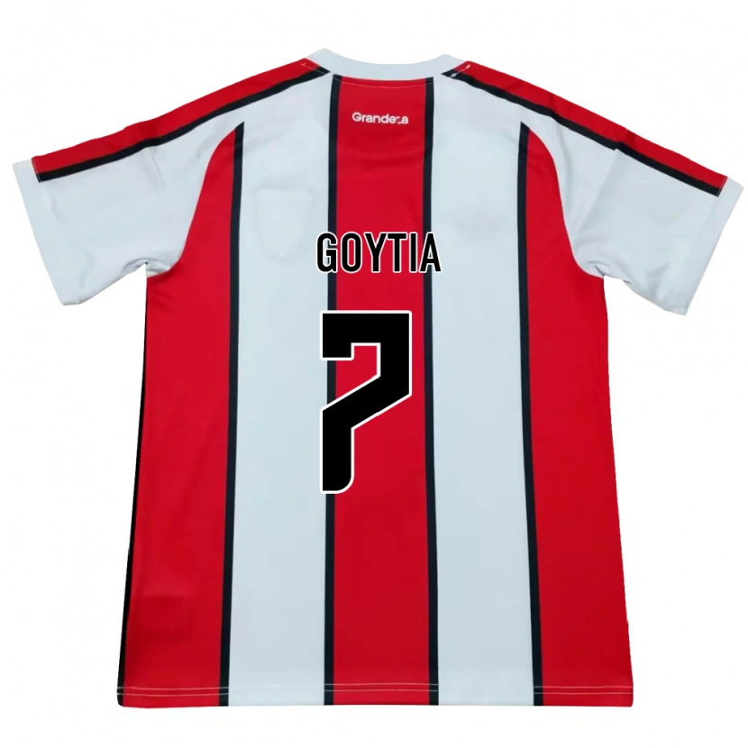 Danxen Damen Tobías Goytia #7 Weiß Rot Schwarz Auswärtstrikot Trikot 2026/27 T-Shirt Schweiz