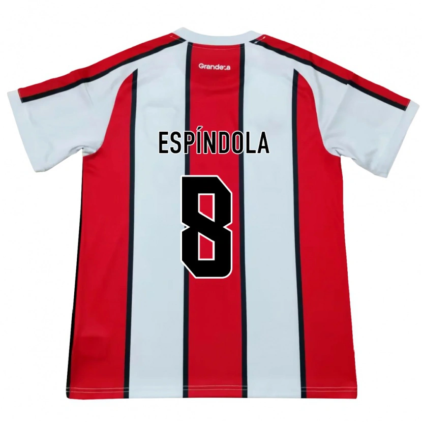 Danxen Damen Santiago Espíndola #8 Weiß Rot Schwarz Auswärtstrikot Trikot 2026/27 T-Shirt Schweiz