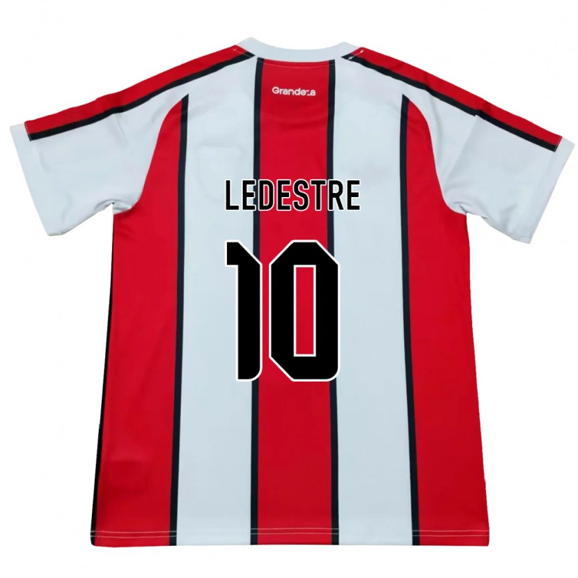 Danxen Damen Gianfranco Ledestre #10 Weiß Rot Schwarz Auswärtstrikot Trikot 2026/27 T-Shirt Schweiz