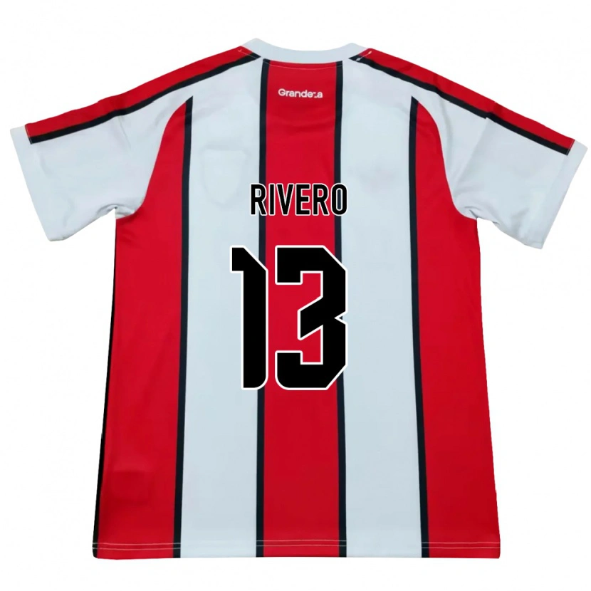 Danxen Damen Lautaro Rivero #13 Weiß Rot Schwarz Auswärtstrikot Trikot 2026/27 T-Shirt Schweiz