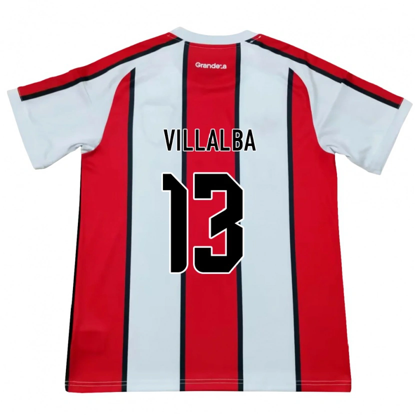 Danxen Damen Jonathan Villalba #13 Weiß Rot Schwarz Auswärtstrikot Trikot 2026/27 T-Shirt Schweiz