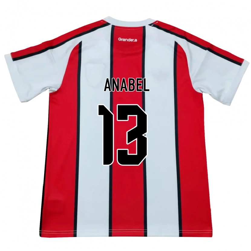 Danxen Damen Giuliana Anabel González Ranzuglia #13 Weiß Rot Schwarz Auswärtstrikot Trikot 2026/27 T-Shirt Schweiz