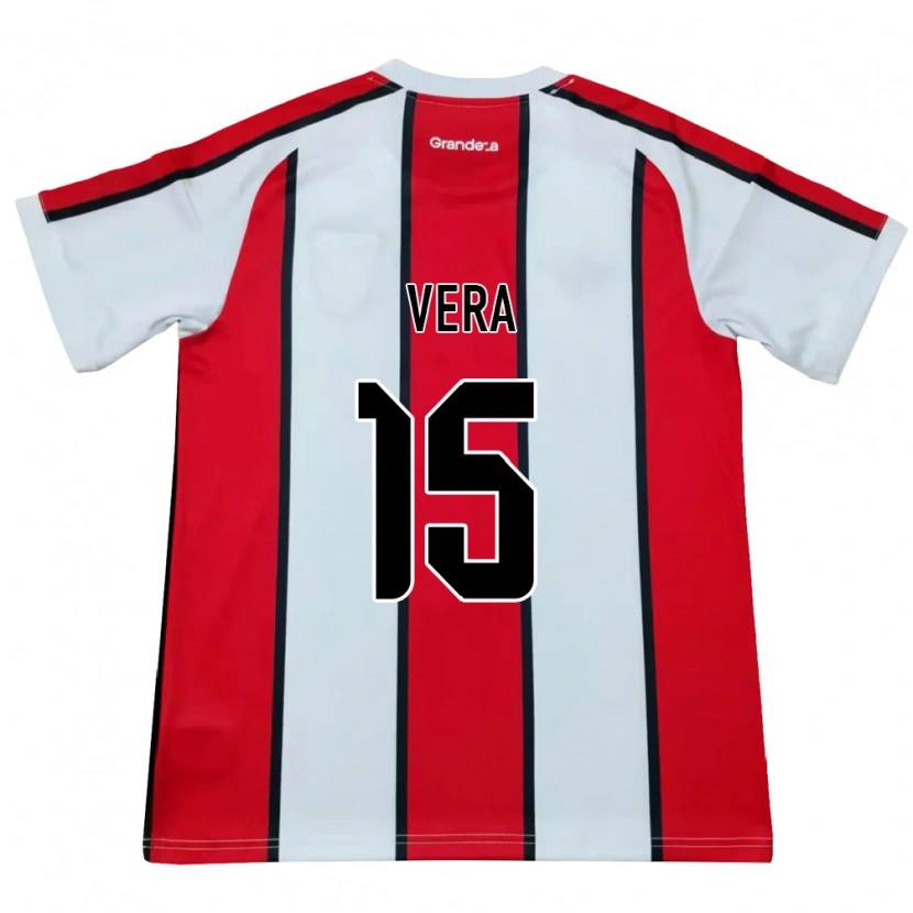Danxen Damen Fausto Vera #15 Weiß Rot Schwarz Auswärtstrikot Trikot 2026/27 T-Shirt Schweiz