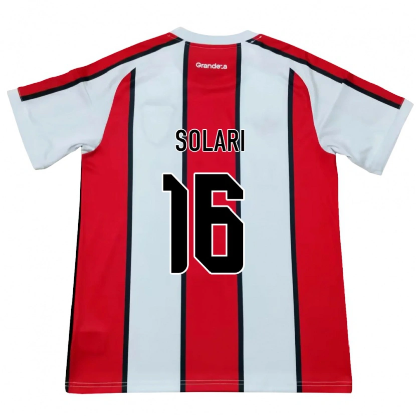 Danxen Damen Juan Solari #16 Weiß Rot Schwarz Auswärtstrikot Trikot 2026/27 T-Shirt Schweiz