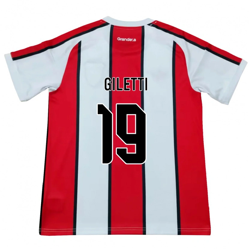 Danxen Damen Santino Giletti #19 Weiß Rot Schwarz Auswärtstrikot Trikot 2026/27 T-Shirt Schweiz