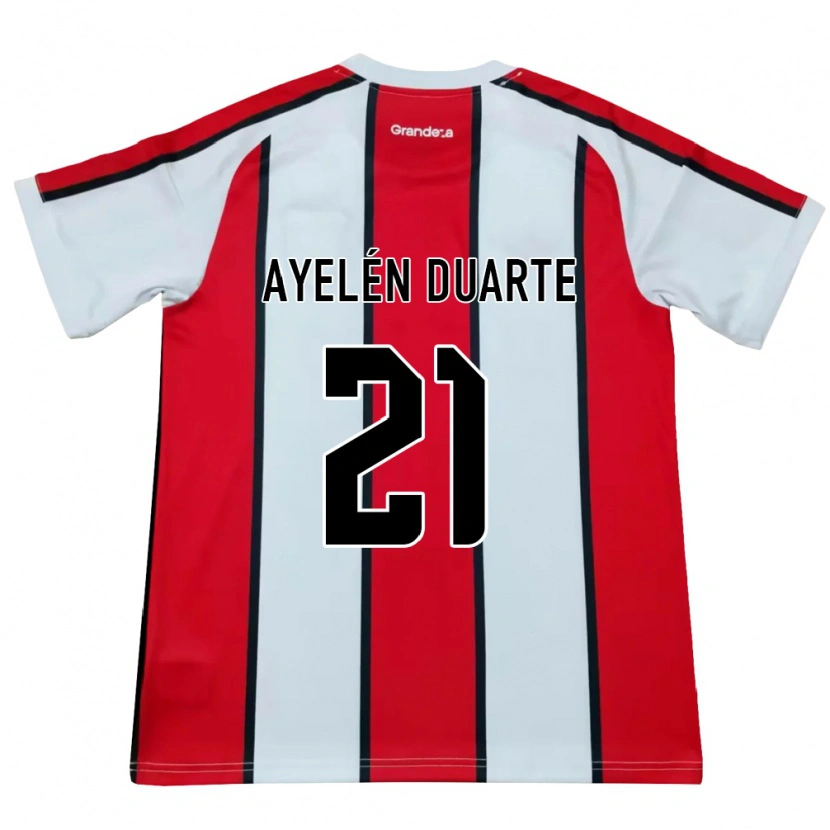Danxen Damen Camila Ayelén Duarte #21 Weiß Rot Schwarz Auswärtstrikot Trikot 2026/27 T-Shirt Schweiz