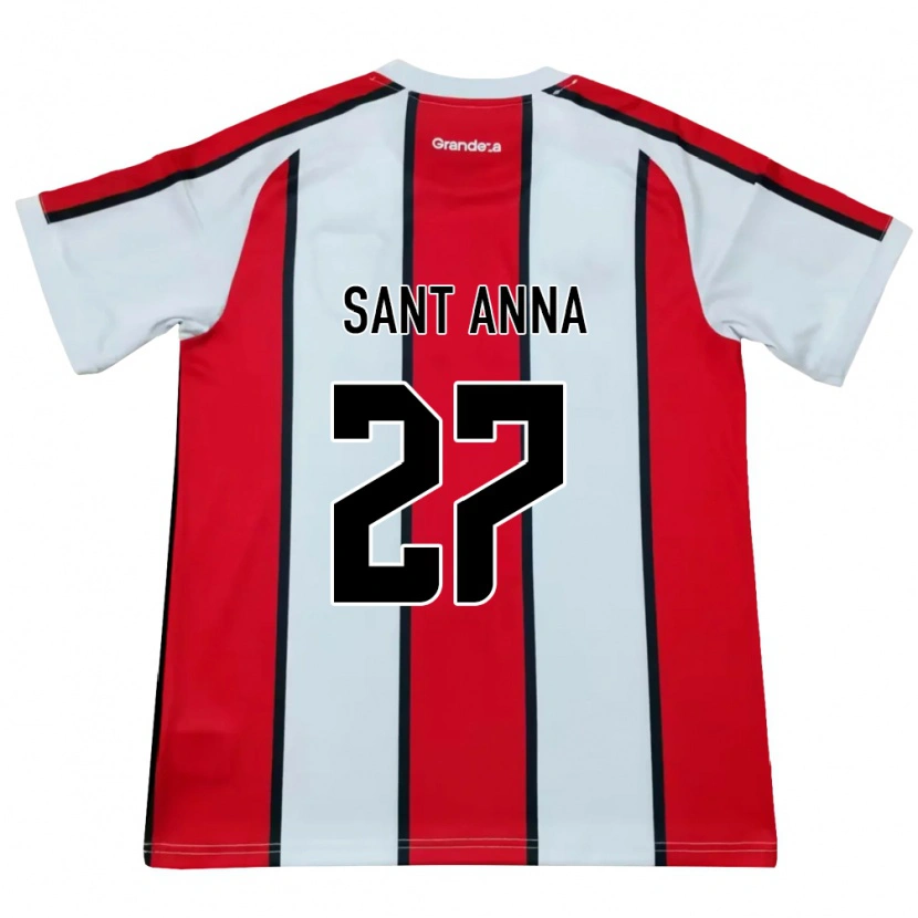 Danxen Damen Agustín Sant Anna #27 Weiß Rot Schwarz Auswärtstrikot Trikot 2026/27 T-Shirt Schweiz
