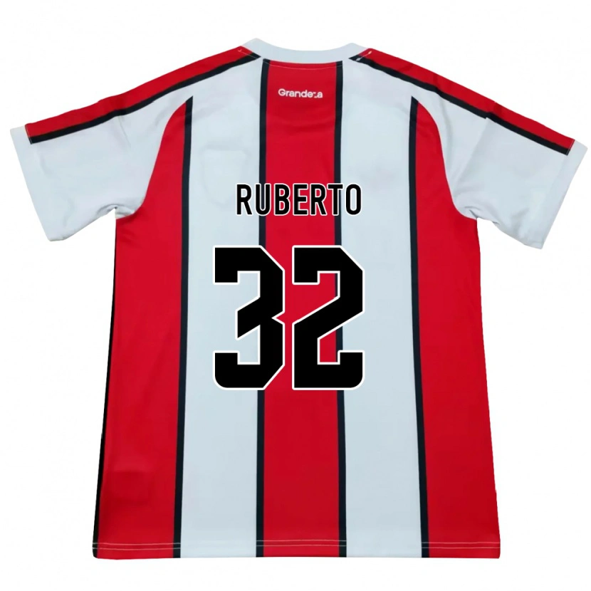 Danxen Damen Agustín Ruberto #32 Weiß Rot Schwarz Auswärtstrikot Trikot 2026/27 T-Shirt Schweiz