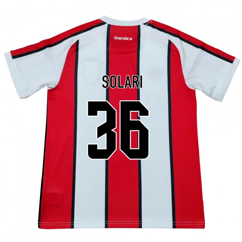 Danxen Damen Pablo Solari #36 Weiß Rot Schwarz Auswärtstrikot Trikot 2026/27 T-Shirt Schweiz