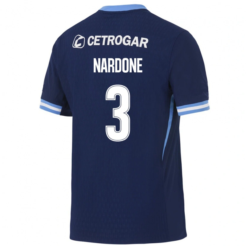 Danxen Damen Eugenia Nardone #3 Königsblau Hellblau Weiß Auswärtstrikot Trikot 2026/27 T-Shirt Schweiz