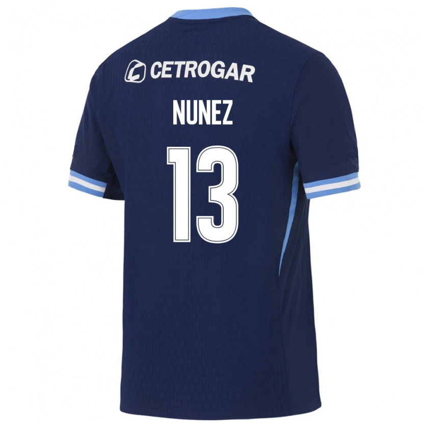Danxen Damen Matias Nunez #13 Königsblau Hellblau Weiß Auswärtstrikot Trikot 2026/27 T-Shirt Schweiz
