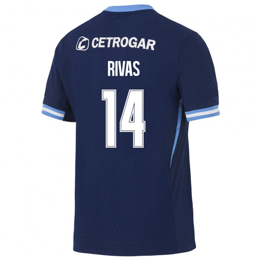 Danxen Damen Lautaro Rivas #14 Königsblau Hellblau Weiß Auswärtstrikot Trikot 2026/27 T-Shirt Schweiz