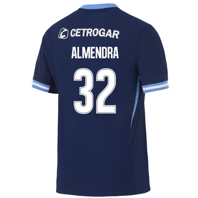 Danxen Damen Agustin Almendra #32 Königsblau Hellblau Weiß Auswärtstrikot Trikot 2026/27 T-Shirt Schweiz