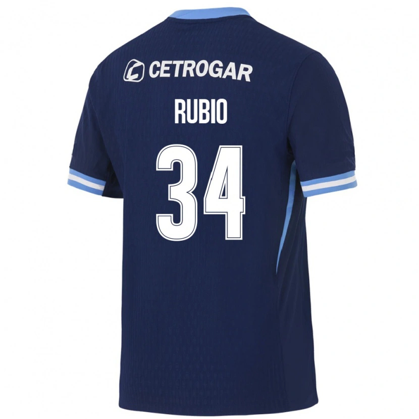 Danxen Damen Tobías Rubio #34 Königsblau Hellblau Weiß Auswärtstrikot Trikot 2026/27 T-Shirt Schweiz
