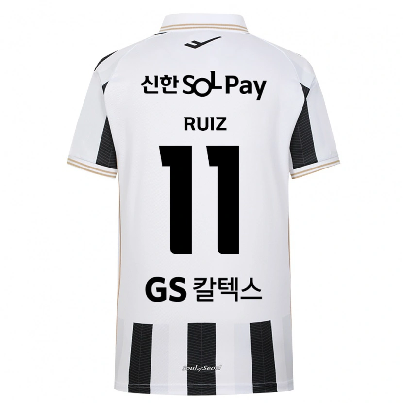 Danxen Damen Leonardo Ruiz #11 Schwarz Weiß Auswärtstrikot Trikot 2026/27 T-Shirt Schweiz
