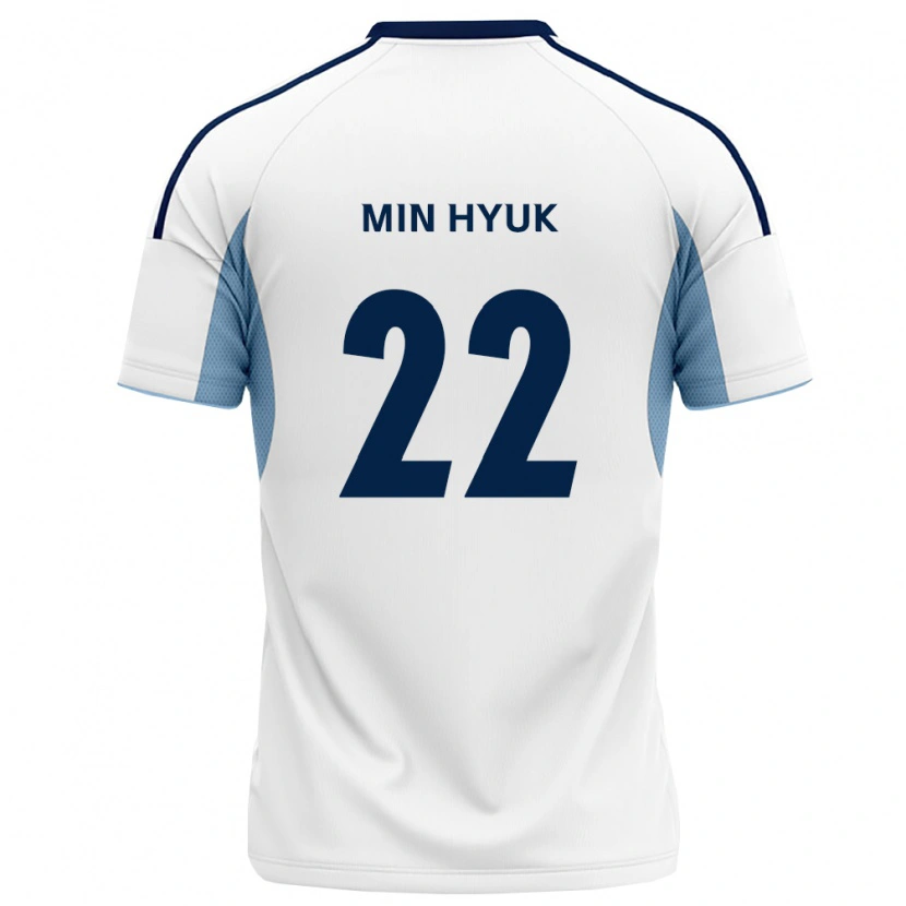 Danxen Damen Min-Hyuk Lee #22 Königsblau Weiß Auswärtstrikot Trikot 2026/27 T-Shirt Schweiz