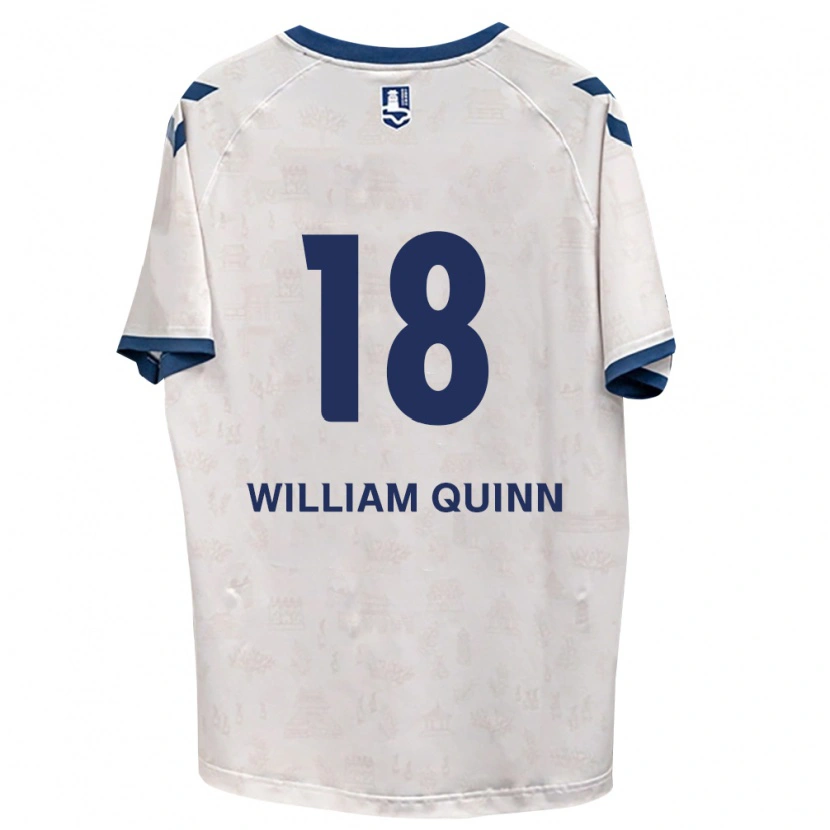 Danxen Damen Max William Quinn #18 Königsblau Weiß Auswärtstrikot Trikot 2026/27 T-Shirt Schweiz