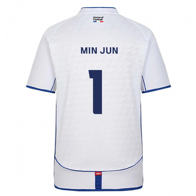 Danxen Damen Min-Jun Kim #1 Schwarz Weiß Rot Auswärtstrikot Trikot 2026/27 T-Shirt Schweiz